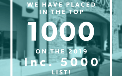 We’ve Been Ranked on the Inc. 5000 List!